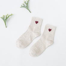 Load image into Gallery viewer, Korean wild tube socks female 200 needle cotton love