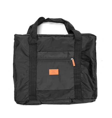 Portable printing travel bag large capacity nylon handbag folding luggage storage bag