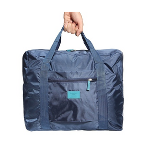 Portable printing travel bag large capacity nylon handbag folding luggage storage bag