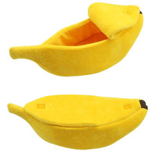 Load image into Gallery viewer, Petminru PetHouse Dog Bed Banana Shape Dog House Cute Pet Kennel Nest Warm Dog Sofas Sleeping Bed