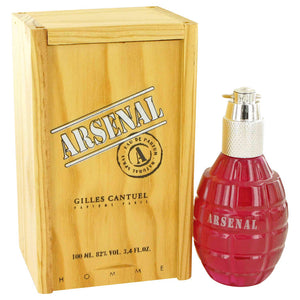 Arsenal Dark Red by Gilles Cantuel Eau De Parfum Spray 3.4 oz for Men