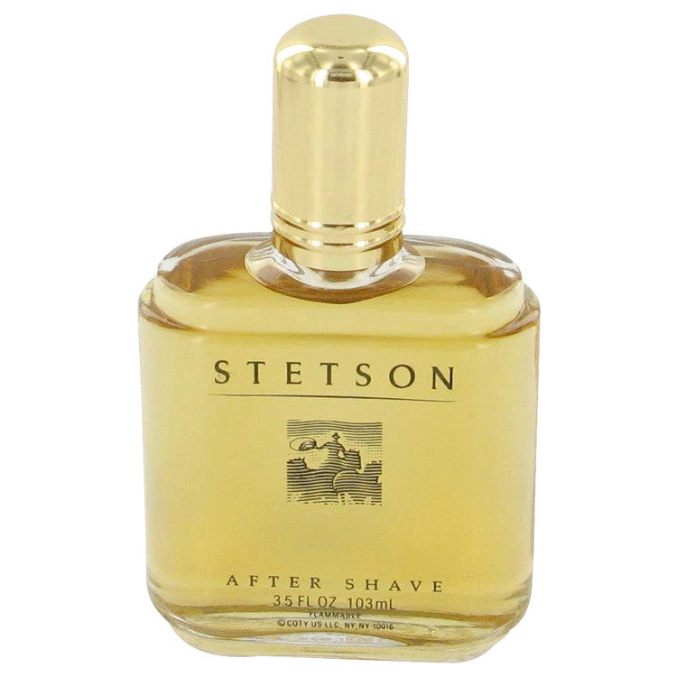 STETSON by Coty After Shave (yellow color) 3.5 oz for Men