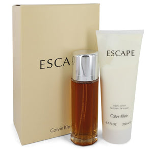 ESCAPE by Calvin Klein Gift Set -- 3.4 oz Eau De Parfum Spray + 6.7 oz Body Lotion for Women