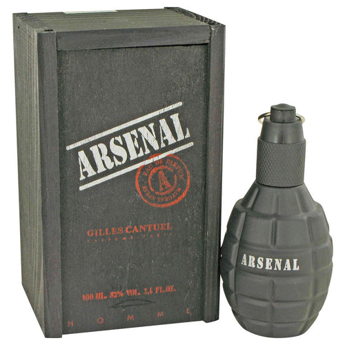 Arsenal Black by Gilles Cantuel Eau De Parfum Spray for Men
