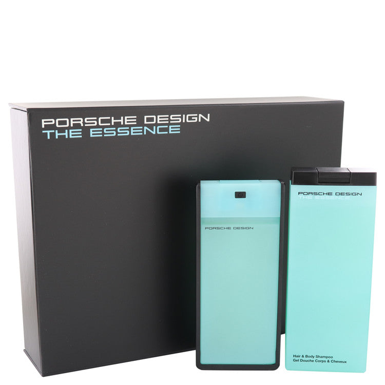 The Essence by Porsche Gift Set -- 2.7 oz Eau De Toilette Spray + 6.8 oz Shower Gel for Men