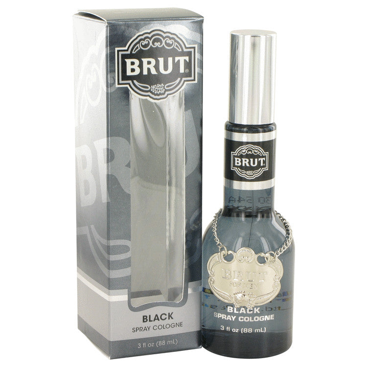 Brut Black by Faberge Cologne Spray 3 oz for Men