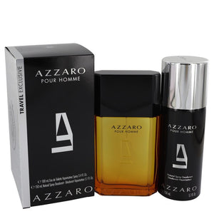 AZZARO by Azzaro Gift Set -- 3.4 oz Eau De Toilette Spray + 5.1 oz Deodorant Spray for Men