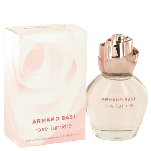 Armand Basi Rose Lumiere by Armand Basi Eau De Toilette Spray 3.3 oz for Women