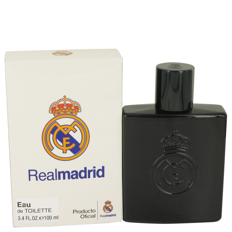 Real Madrid Black by Air Val International Eau De Toilette Spray 3.4 oz for Men