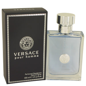 Versace Pour Homme by Versace Deodorant Spray 3.4 oz for Men