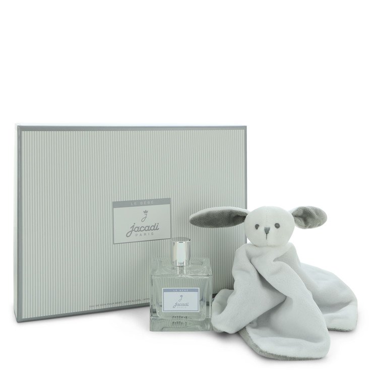 Le Bebe Jacadi by Jacadi Gift Set -- 3.4 oz Eau De Parfum Spray + Bebe Jarcadi  Sweet Rabbit for Women