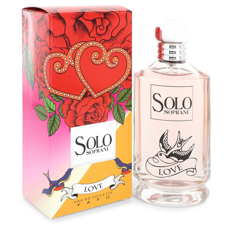 Solo Love by LUCIANO SOPRANI Eau De Toilette Spray 3.4 oz for Women