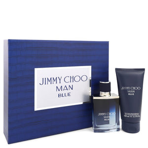 Jimmy Choo Man Blue by Jimmy Choo Gift Set -- 1.7 oz Eau De Toilette Spray + 3.3 oz Shower Gel for Men