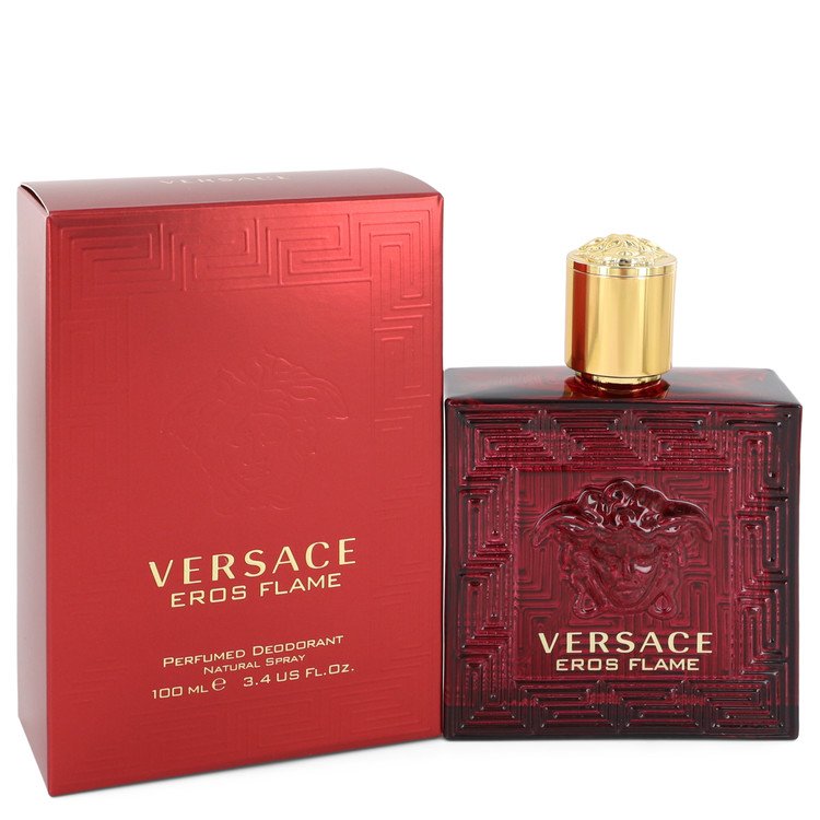 Versace Eros Flame by Versace Deodorant Spray 3.4 oz for Men