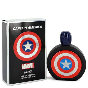 Captain America Hero by Marvel Eau De Toilette Spray 3.4 oz for Men