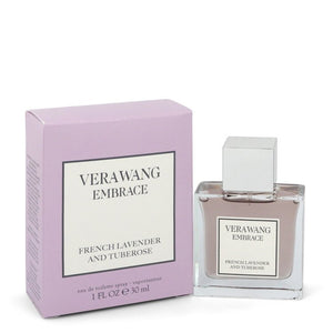 Vera Wang Embrace French Lavender and Tuberose by Vera Wang Eau De Toilette Spray 1 oz for Women