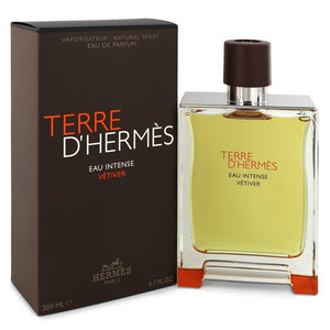 Terre D'hermes Eau Intense Vetiver by Hermes Eau De Parfum Spray for Men