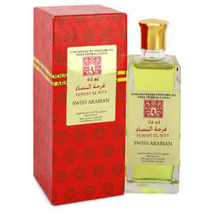 Ferhat El Nisa by Swiss Arabian Concentrated Perfume Oil Free From Alcohol (Unisex) 3.2 oz for Women