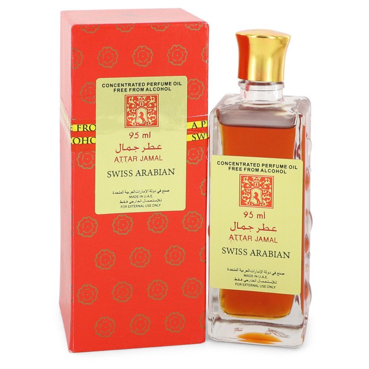 Attar Jamal by Swiss Arabian Concentrated Perfume Oil Free From Alcohol (Unisex) 3.2 oz for Women