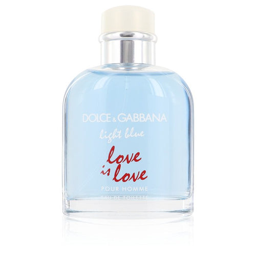 Light Blue Love Is Love by Dolce & Gabbana Eau De Toilette Spray (unboxed) 4.2 oz for Men