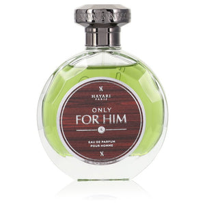 Hayari Only for Him by Hayari Eau De Parfum Spray (unboxed) 3.4 oz for Men
