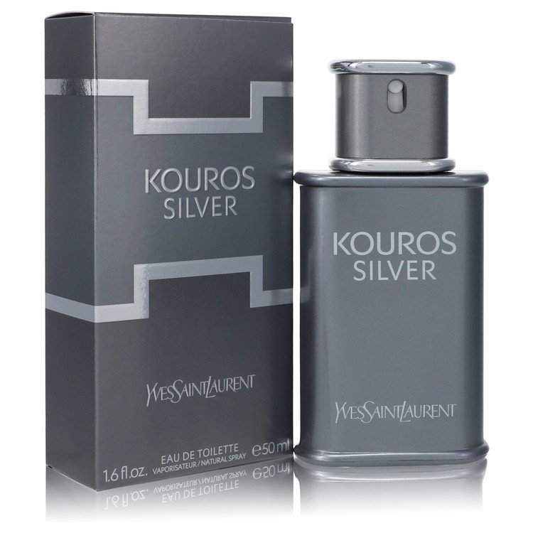 Kouros Silver by Yves Saint Laurent Eau De Toilette Spray 1.6 oz for Men