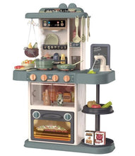 Load image into Gallery viewer, Role Play Kids Kitchen Playset With Real Cooking And Water Boiling Sounds