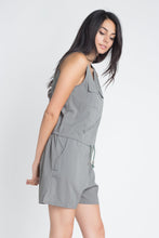 Load image into Gallery viewer, Women&#39;s Zip Front Sleeveless Romper