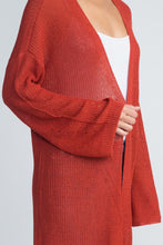 Load image into Gallery viewer, Women&#39;s Long Knit Thin Cardigan