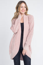 Load image into Gallery viewer, Women&#39;s Ribbed Round Oversized Cardigan
