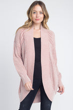 Load image into Gallery viewer, Women&#39;s Ribbed Round Oversized Cardigan
