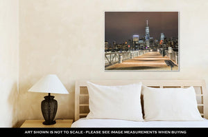 Gallery Wrapped Canvas, Freedom Tower New York City Skyline From New Jersey