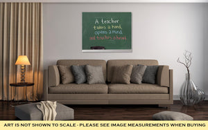 Gallery Wrapped Canvas, Inspiration Phrase Teacher