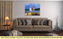 Load image into Gallery viewer, Gallery Wrapped Canvas, Jacksonville Florida City Lights At Night With Fountain