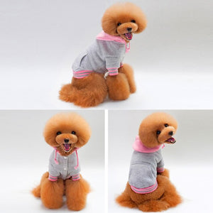 Pet Clothes Dog Hoodies Spring Autumn fashion Patchwork pocket button Leisure Dog Sweatshirts For Small Dog Large Dogs