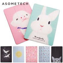 Load image into Gallery viewer, Lovely Cartoon Rabbit Pig Tablet Cover Stand Shell Auto Sleep/Wake Up For iPad Mini 5 Case Cute Cat Dog 2019 For ipad mini 5