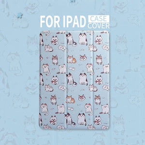 Lovely Cartoon Rabbit Pig Tablet Cover Stand Shell Auto Sleep/Wake Up For iPad Mini 5 Case Cute Cat Dog 2019 For ipad mini 5