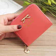 Load image into Gallery viewer, Women&#39;s wallet clutch bag large capacity long zipper wallet multi-function card package purse women&#39;s red handbag Slim Wallet