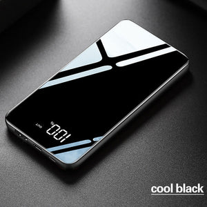 Power Bank 10000mAh Portable Charging PowerBank Quick Charging Mirror Mobile Phone External Battery Charger For Iphone Mi 8 9 X