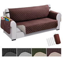 Load image into Gallery viewer, Sofa Couch Cover Pet Dog Kids Mat Protector Stretch Elastic Sofa Cover Reversible Washable Removable Armrest Slipcovers