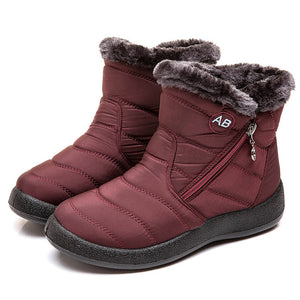 Women Boots 2019 New Waterproof Snow Boots For Winter Shoes Women Casual Lightweight Ankle Botas Mujer Warm Winter Boots Female