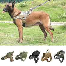Load image into Gallery viewer, Tactical Dog Harness Military Patrol K9 Working Dog Collar Harness Service Dog Vest With Handle For Training Hiking Outdoor