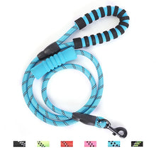 Load image into Gallery viewer, Reflective Nylon Pet Dog Leash 1.8m Long Strong Rope Double Padded Handle Dog Leashes Dogs Cat Puppy Walking Running Lead chain
