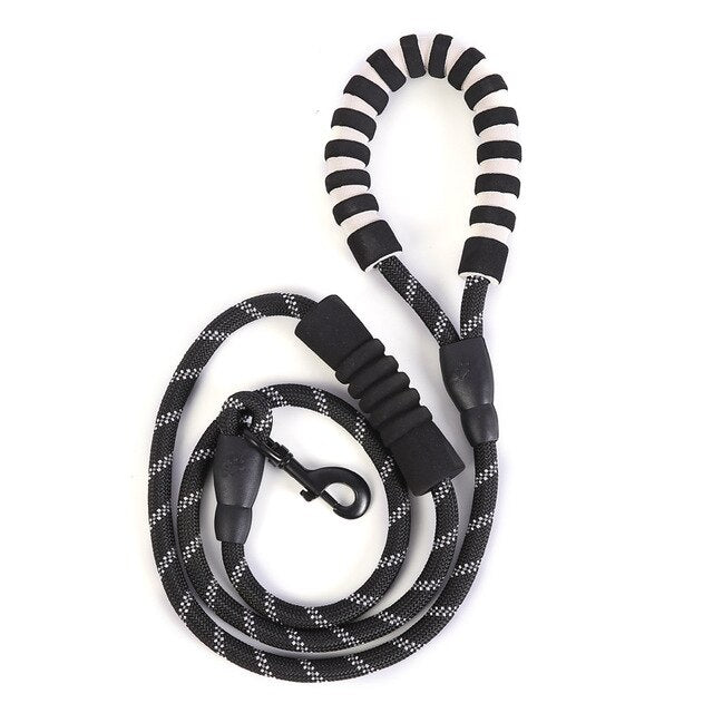 Reflective Nylon Pet Dog Leash 1.8m Long Strong Rope Double Padded Handle Dog Leashes Dogs Cat Puppy Walking Running Lead chain