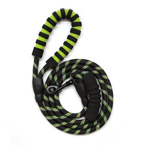 Reflective Nylon Pet Dog Leash 1.8m Long Strong Rope Double Padded Handle Dog Leashes Dogs Cat Puppy Walking Running Lead chain