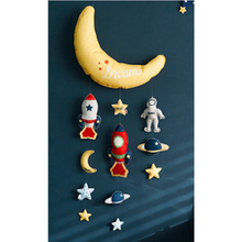 Load image into Gallery viewer, New Arrived Cloud Rocket Star Astronaut DIY Wall Mount Toys Kids Room Baby Stroller Bed Plush Toys Artwork Dolls Photo Props