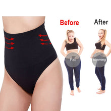 Load image into Gallery viewer, Women Waist Trainer Tummy Body Shaper High Waist Shapewear Slimming Control Panties Thong G-string Butt Lifter Seamless Panties