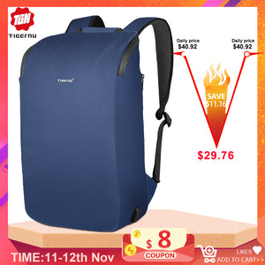 Tigernu Waterproof Backpack with Romovable Waist Belt Bag for Men Women USB Charging Mochila Fit 15.6 Inch Laptop Travel Bags