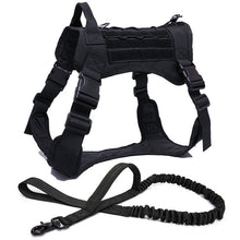 Load image into Gallery viewer, Tactical Pet Dog Harness K9 Working Dog Collar Vest With Handle Dog Leash Lead Training For Medium Large Dogs German Shepherd