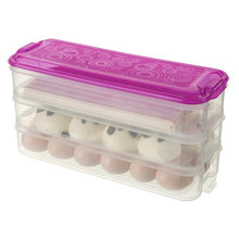 Load image into Gallery viewer, Refrigerator Storage Containers Kitchen Transparent PP Storage Box Bins Food Fruit Cabinet Freezer Organizer dumplings Egg Fish